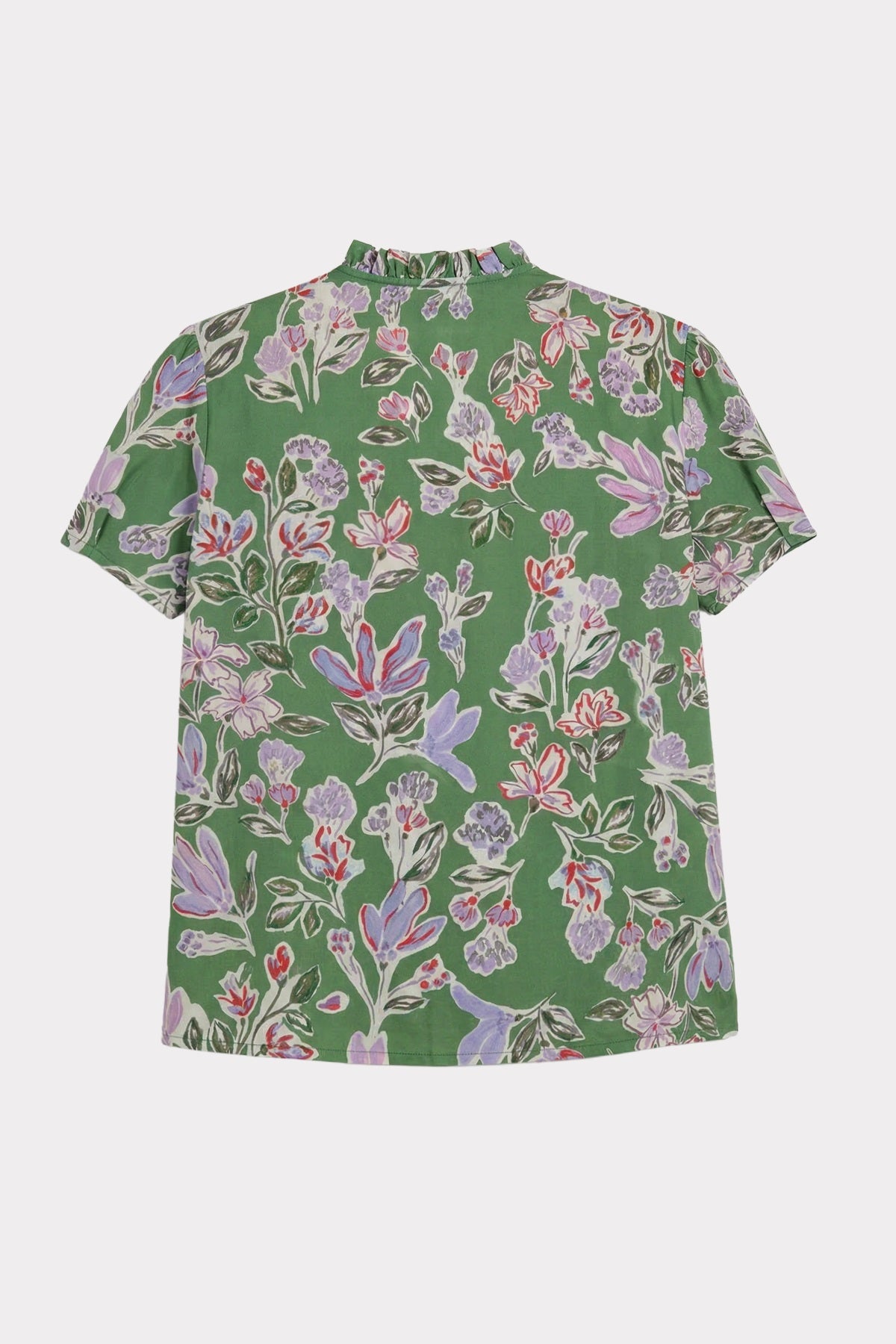 felicitas-bluse-banu-damen-kurzarmbluse-viskose-floral image 2