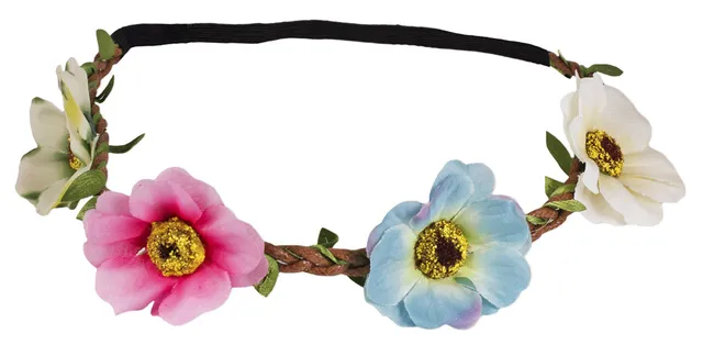 trachtenland-blumen-haarband-mit-anemonen-mehrfarbig image 1