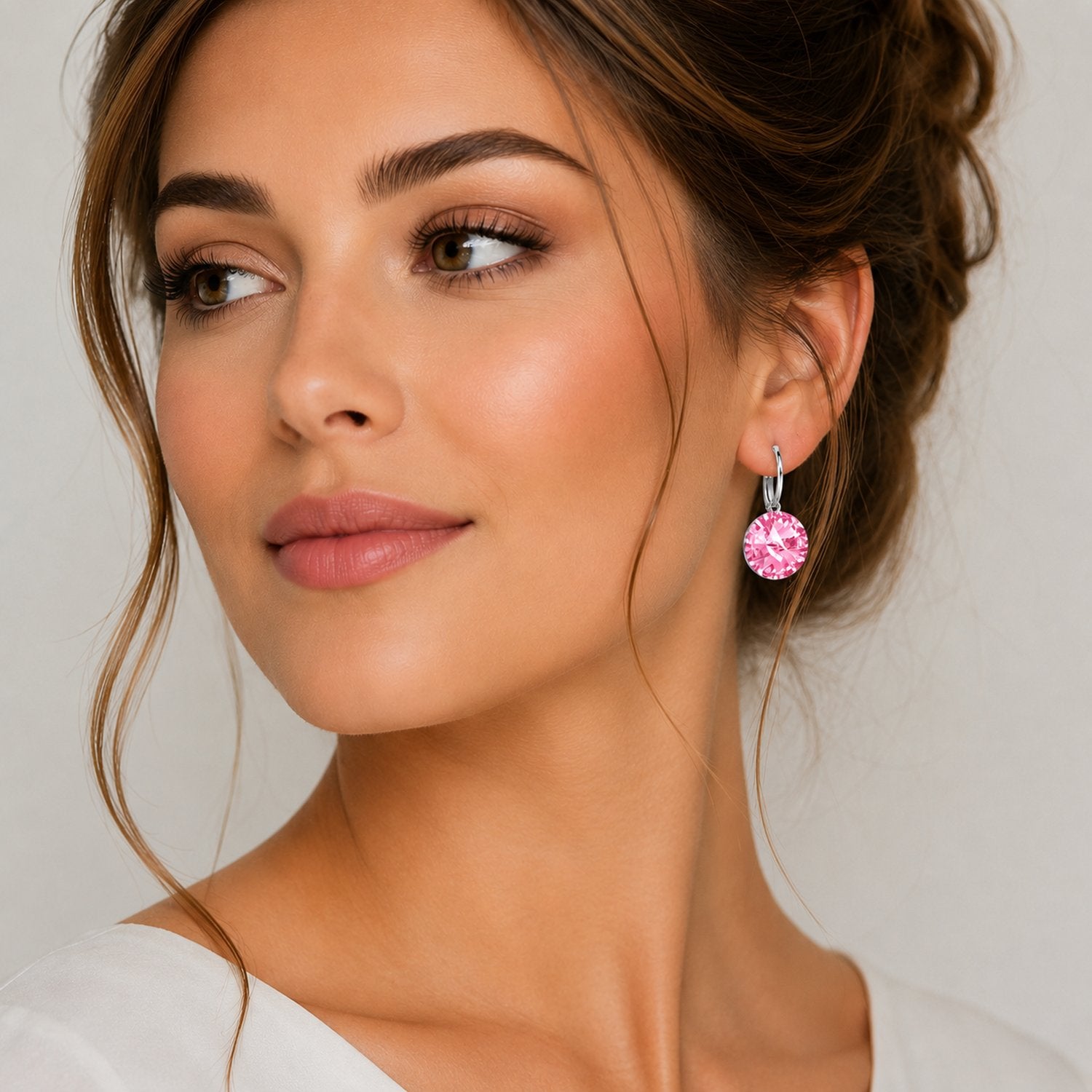 luisia-ohrringe-rivoli-14-mm-mit-kristallen-von-swarovski-light-ros image 5