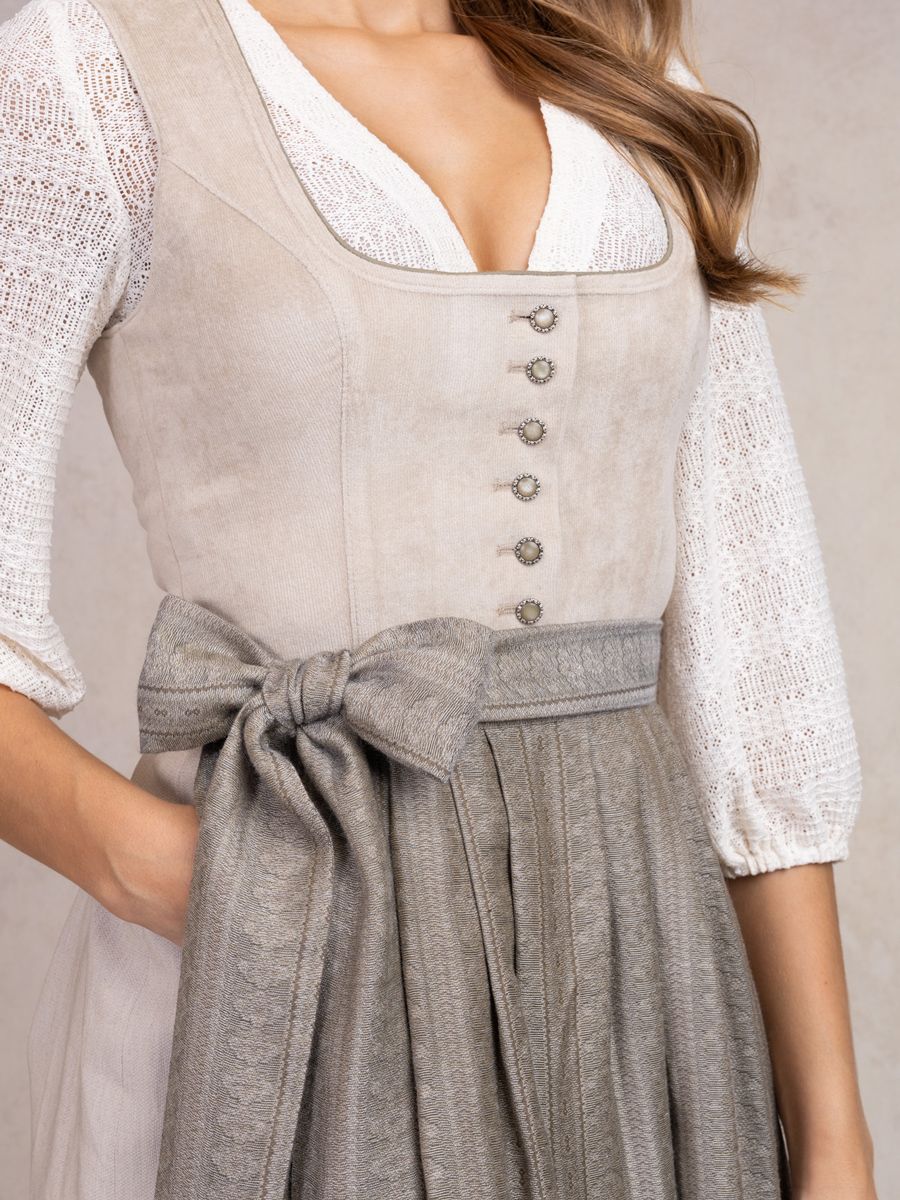 heimatgl-ck-dirndl-amalia-babycord-sand-mit-sch-rze image 5