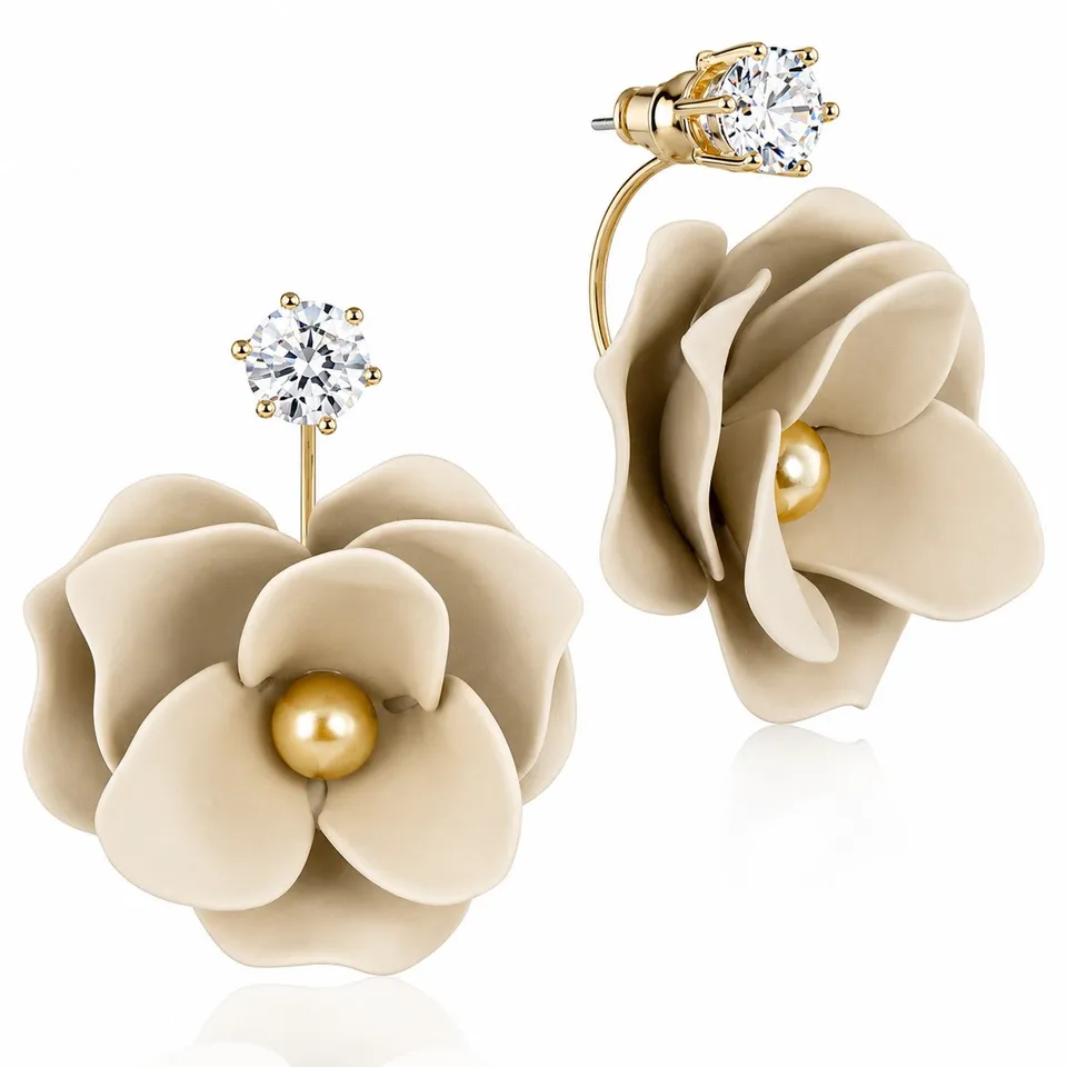 trachtenland-luisia-front-back-ohrringe-jarla-mit-blumen-16-karat-vergoldet-sand image 1