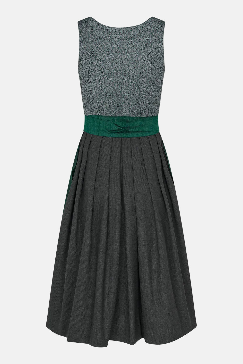 felicitas-deleila-damen-dirndl-70-cm-jacquard-mieder-anthrazit image 2
