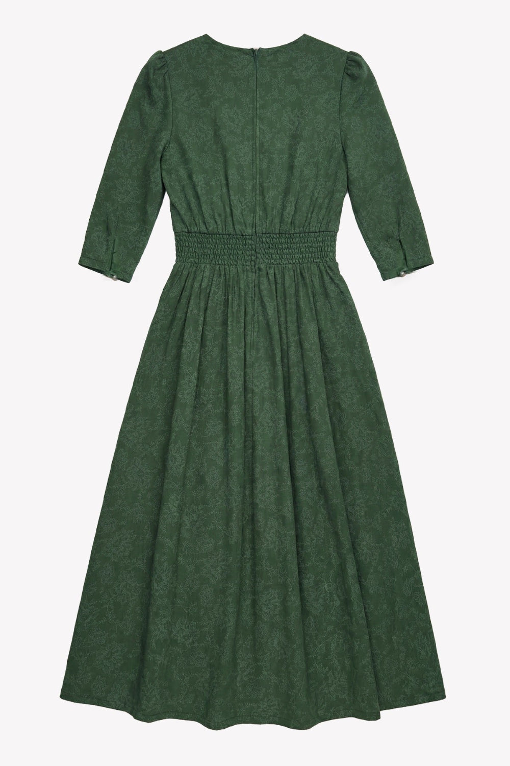 felicitas-damen-kleid-kathena-baumwollkleid-mit-v-ausschnitt image 2