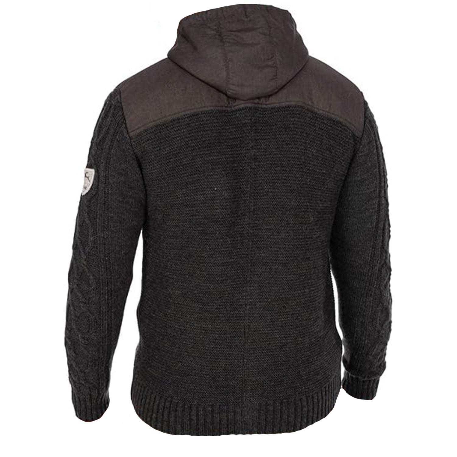 trachtenland-maddox-herren-trachten-strickjacke-bruneck-mit-kapuze-anthrazit image 2