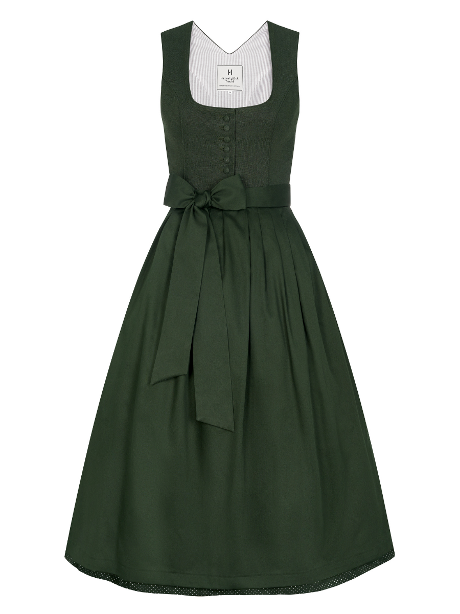 heimatgl-ck-dirndl-daphne-flaschengr-n-leinen image 1