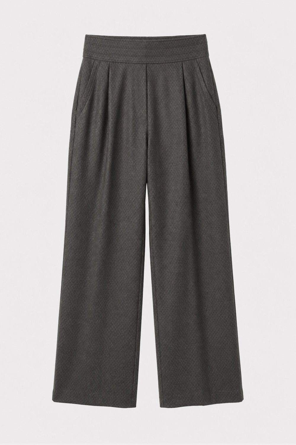 felicitas-damen-hose-halika-wollmischung-mit-falte image 1