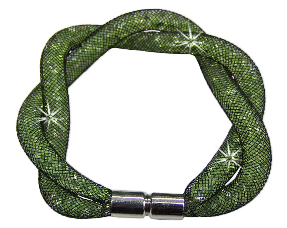 trachtenland-stardust-armband-zweireihig-gedreht-hellgr-n image 1
