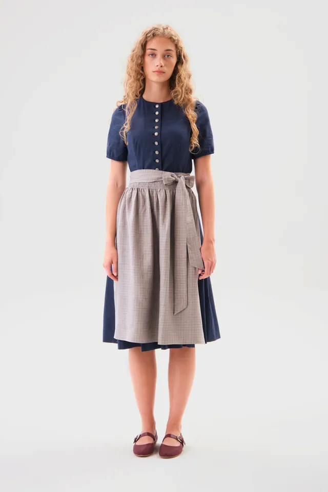 felicitas-dalita-damen-dirndl-hochgeschlossen-leinenmischung image 1
