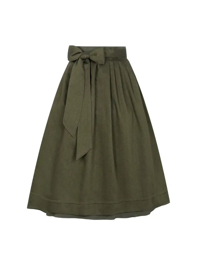 heimatgl-ck-sch-rze-adelina-oliv-dirndl-sch-rze-mit-floralmuster image 1