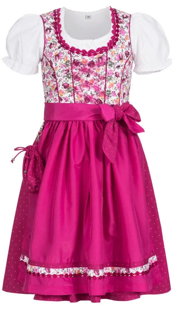 n-bler-kinderdirndl-naomi-3-teilig-in-wei-beere image 1