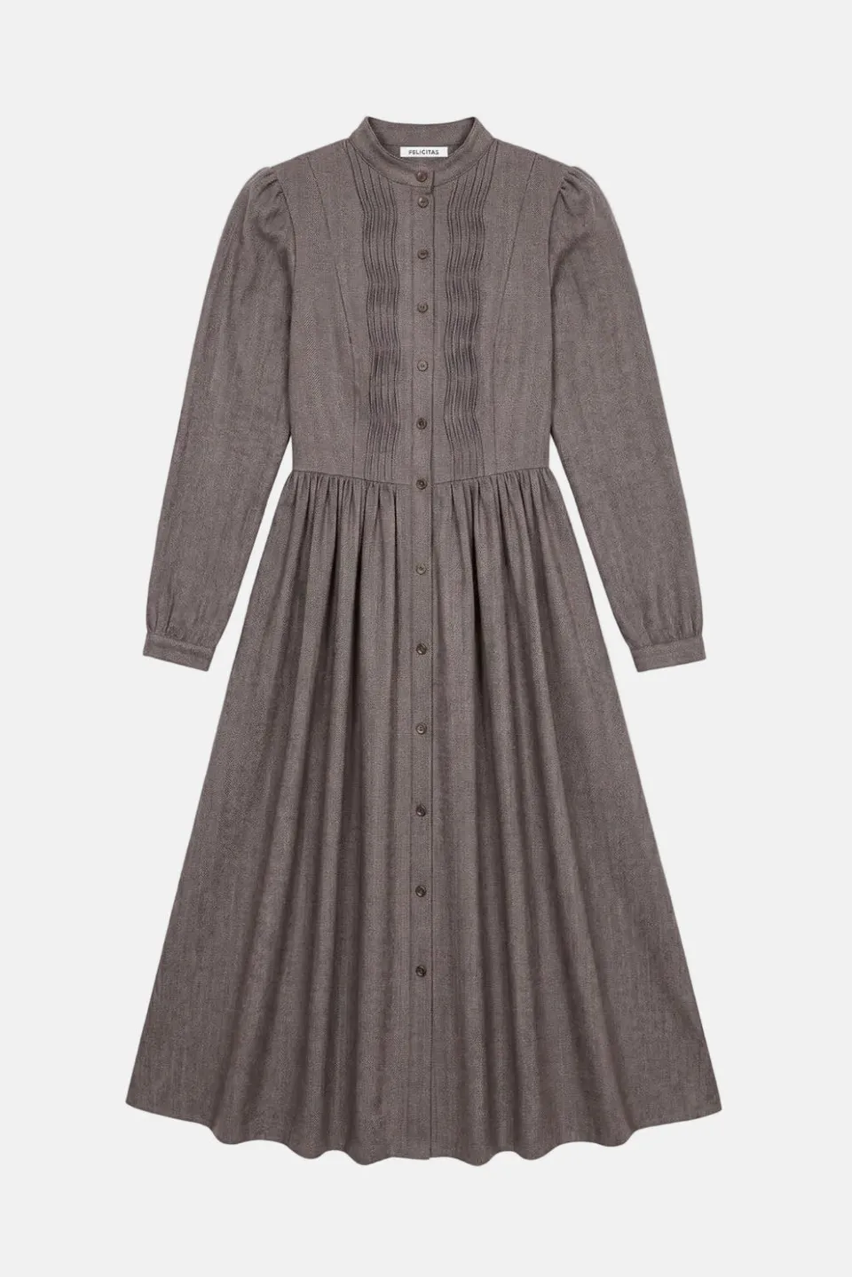felicitas-kalmira-damen-kleid-aus-baumwoll-flanell-mit-stehkragen image 1