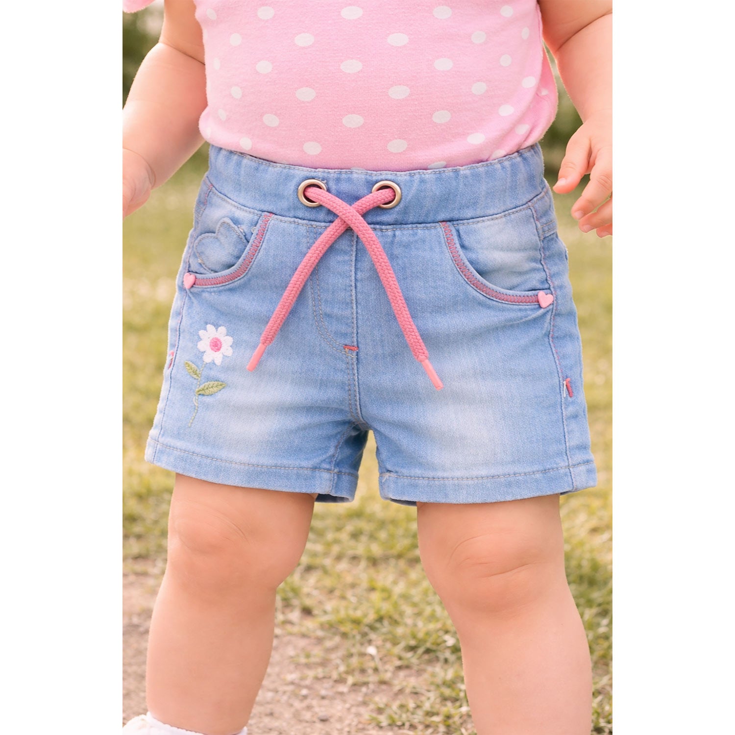 bondi-baby-m-dchen-jeans-bermuda-flower-86886-blue-denim image 3