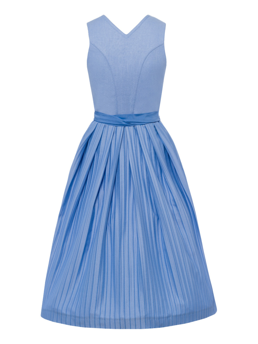 heimatgl-ck-dirndl-leni-hellblau-leinen-plissee image 3