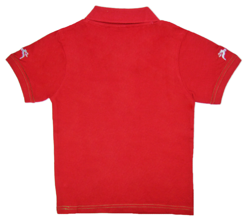 isar-trachten-kinder-poloshirt-benjamin-mit-hirschstickerei-rot image 2