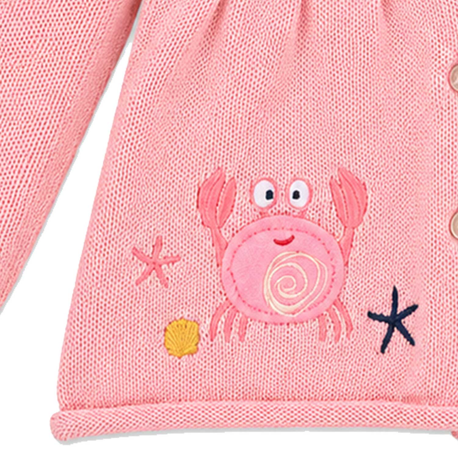 trachtenland-bondi-baby-strickjacke-marine-life-86693-candy-rosa image 5