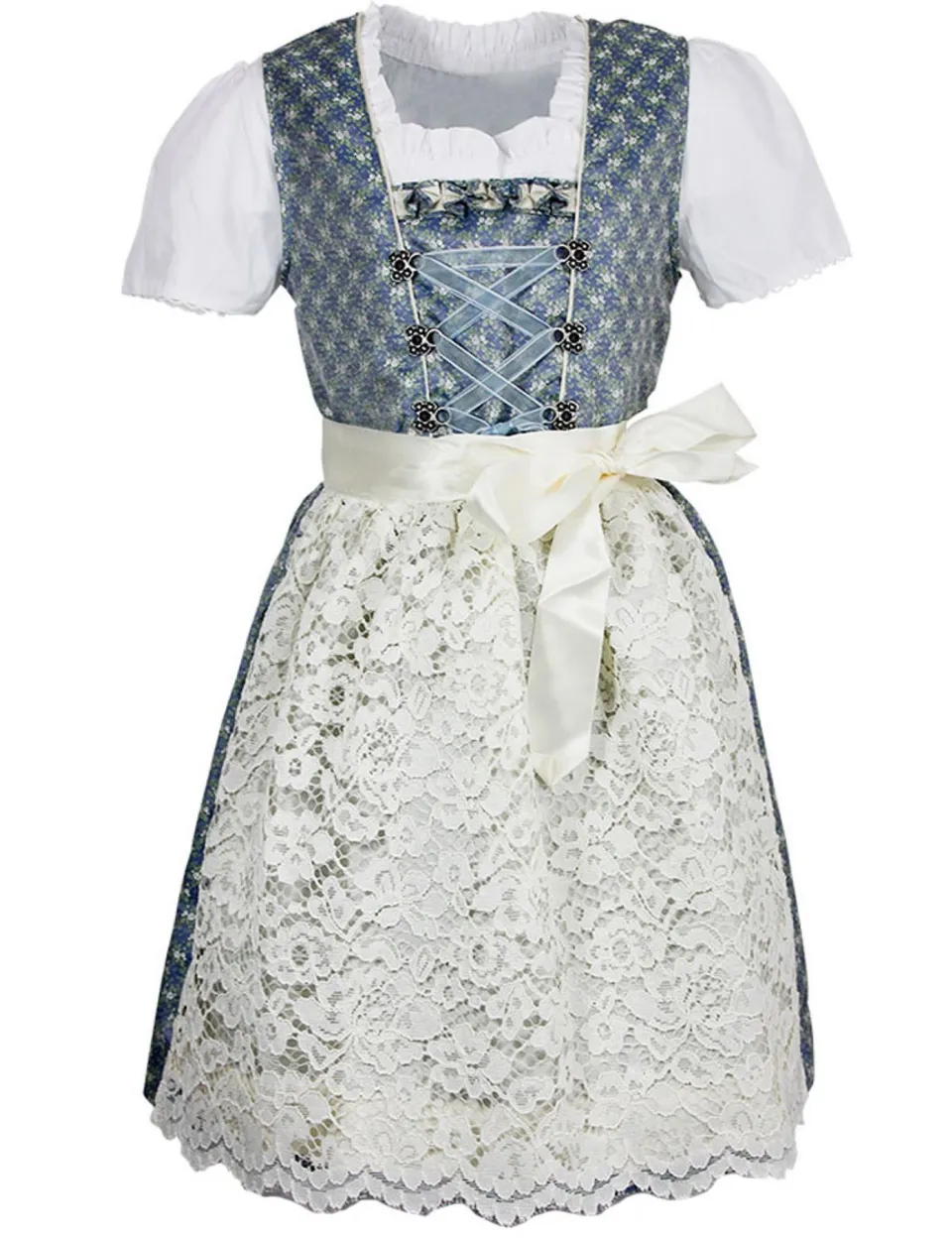 isar-trachten-kinder-dirndl-sarah-3-tlg-mit-bluse-und-spitzensch-rze-63202-blau- image 1