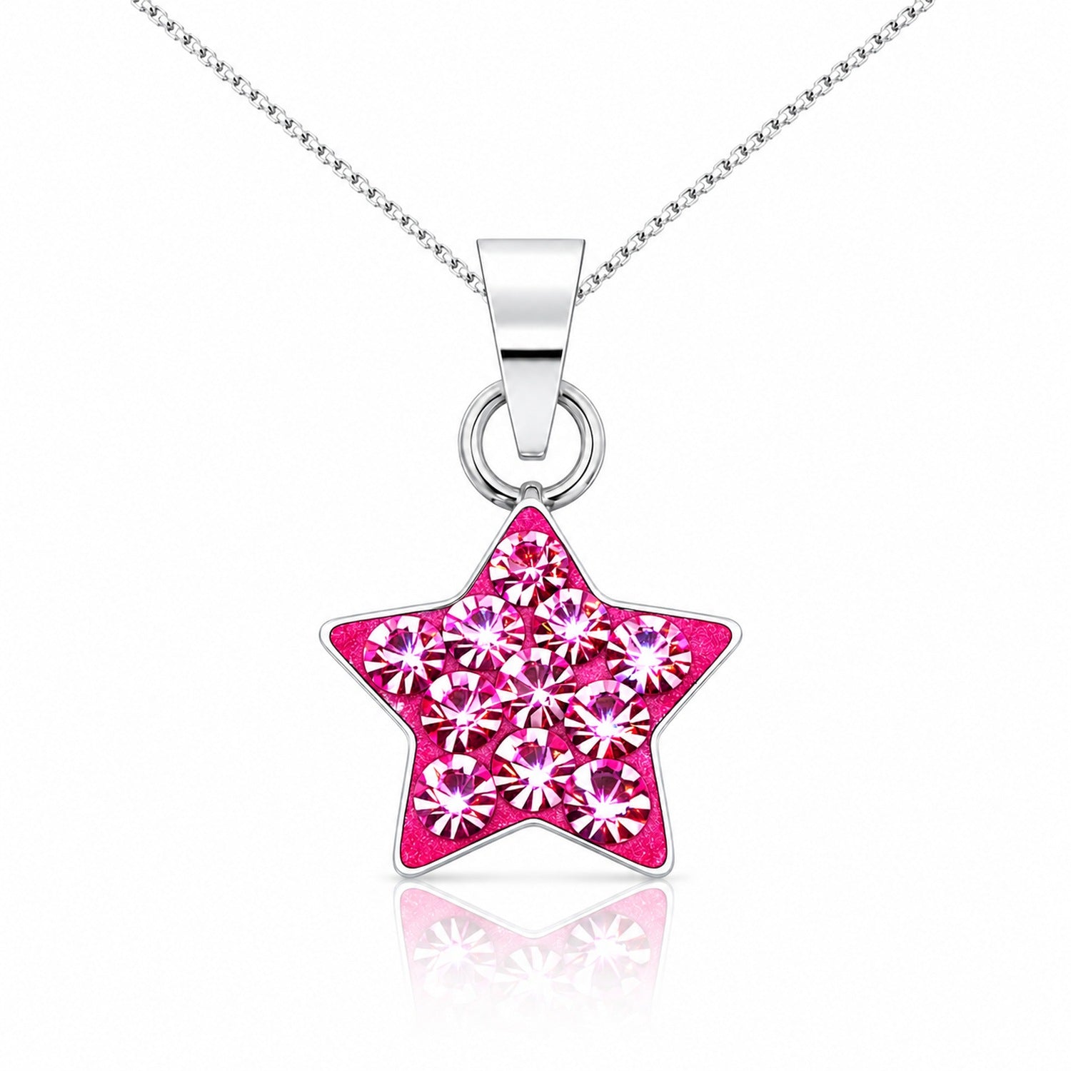 trachtenland-luisia-kettenanh-nger-stern-mit-swarovski-kristallen-pink-925-silbe image 4