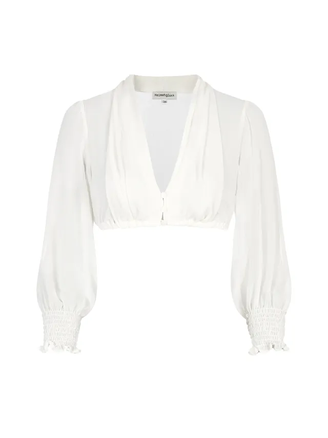 heimatgl-ck-bluse-kim-ecru-chiffon-3-4-arm image 1