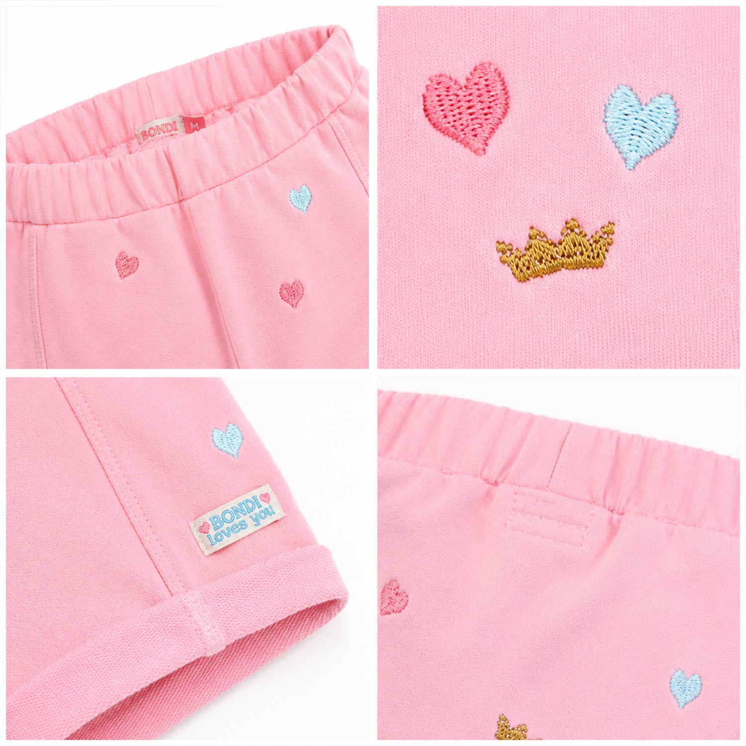 bondi-baby-m-dchen-shorts-princess-86575-rosa-kurze-hose image 5