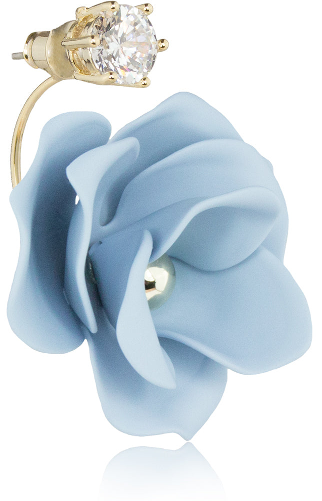 luisia-front-back-ohrringe-jarla-mit-blumen-16-karat-vergoldet-hellblau image 3