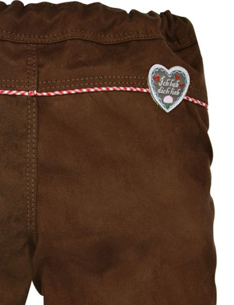 bondi-baby-m-dchen-trachten-kunstlederhose-herzilein-gef-ttert-braun image 5