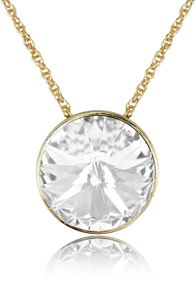 luisia-halskette-sinja-premium-kristall-14-mm-gold-crystal image 1