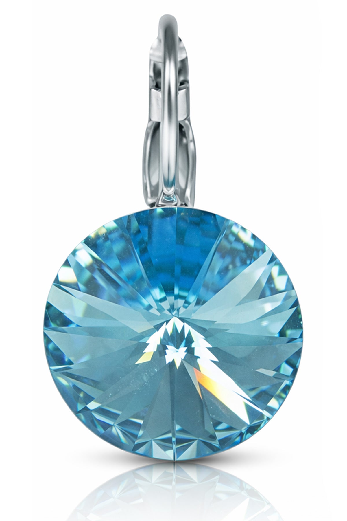 luisia-ohrringe-rivoli-14-mm-mit-kristallen-von-swarovski-aqua-blau image 3