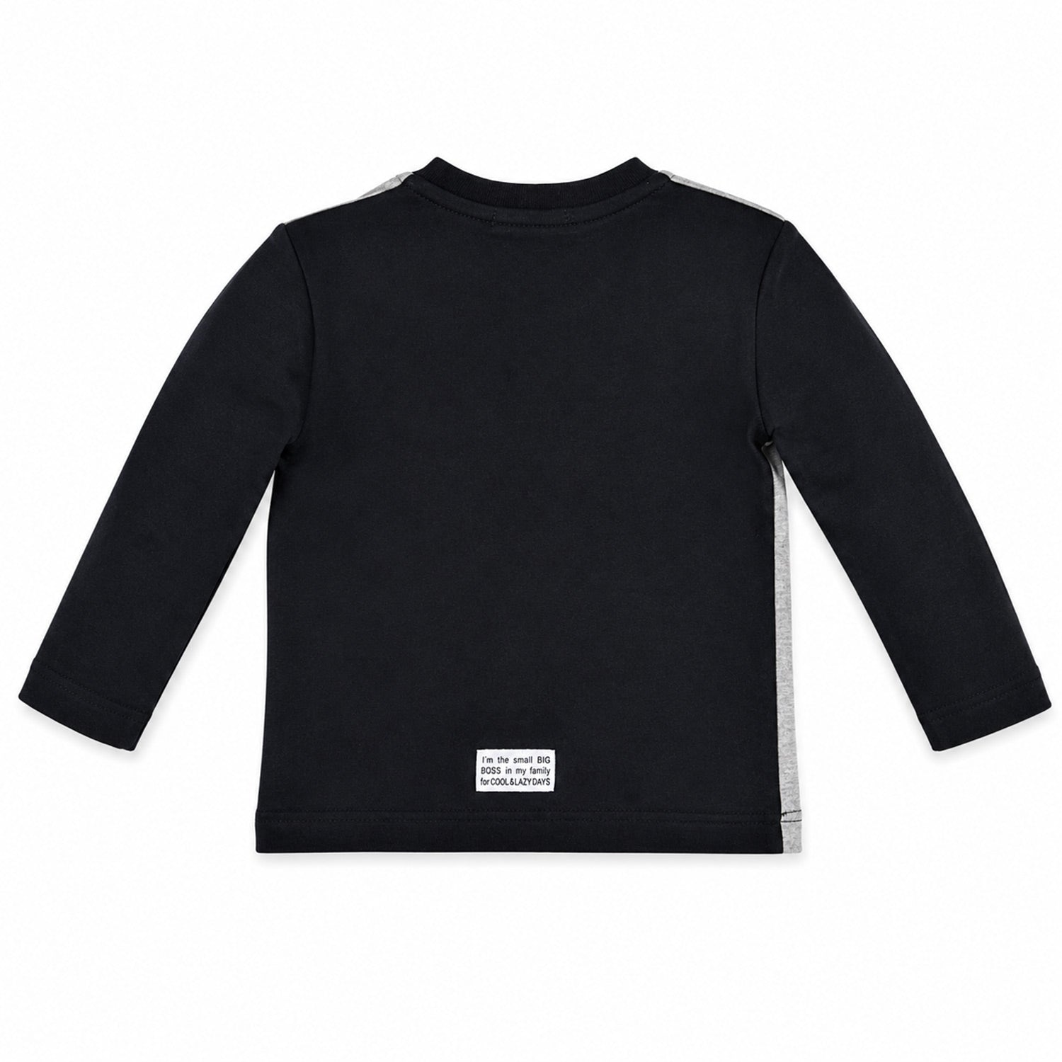 bondi-jungen-langarmshirt-lazy-days-91562-grey-melange image 2