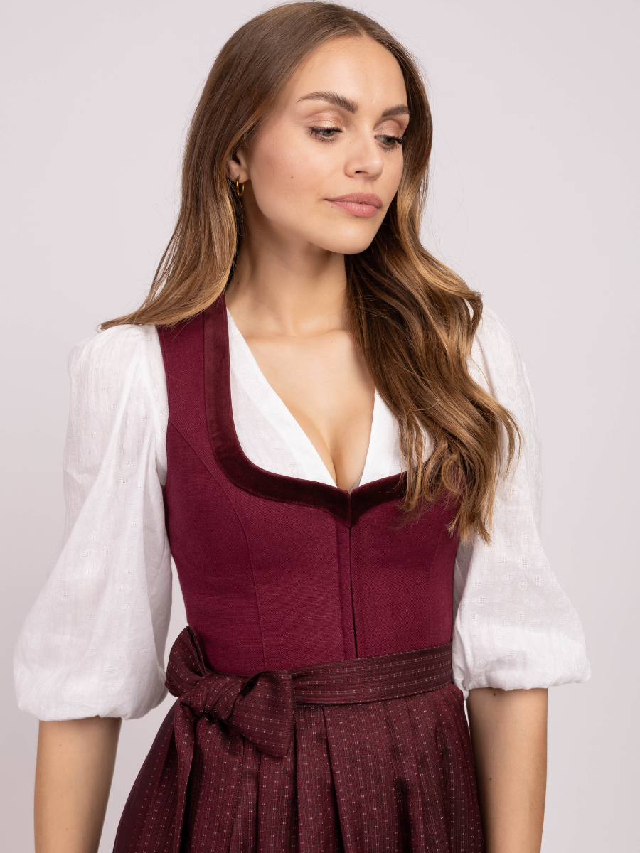 heimatgl-ck-dirndl-farina-gucci-red-leinenmieder-dirndl image 4