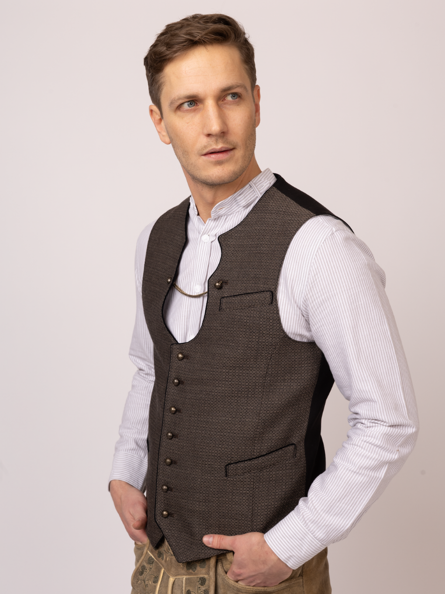 heimatgl-ck-weste-benedikt-ketterlweste-braun-schwarz image 5