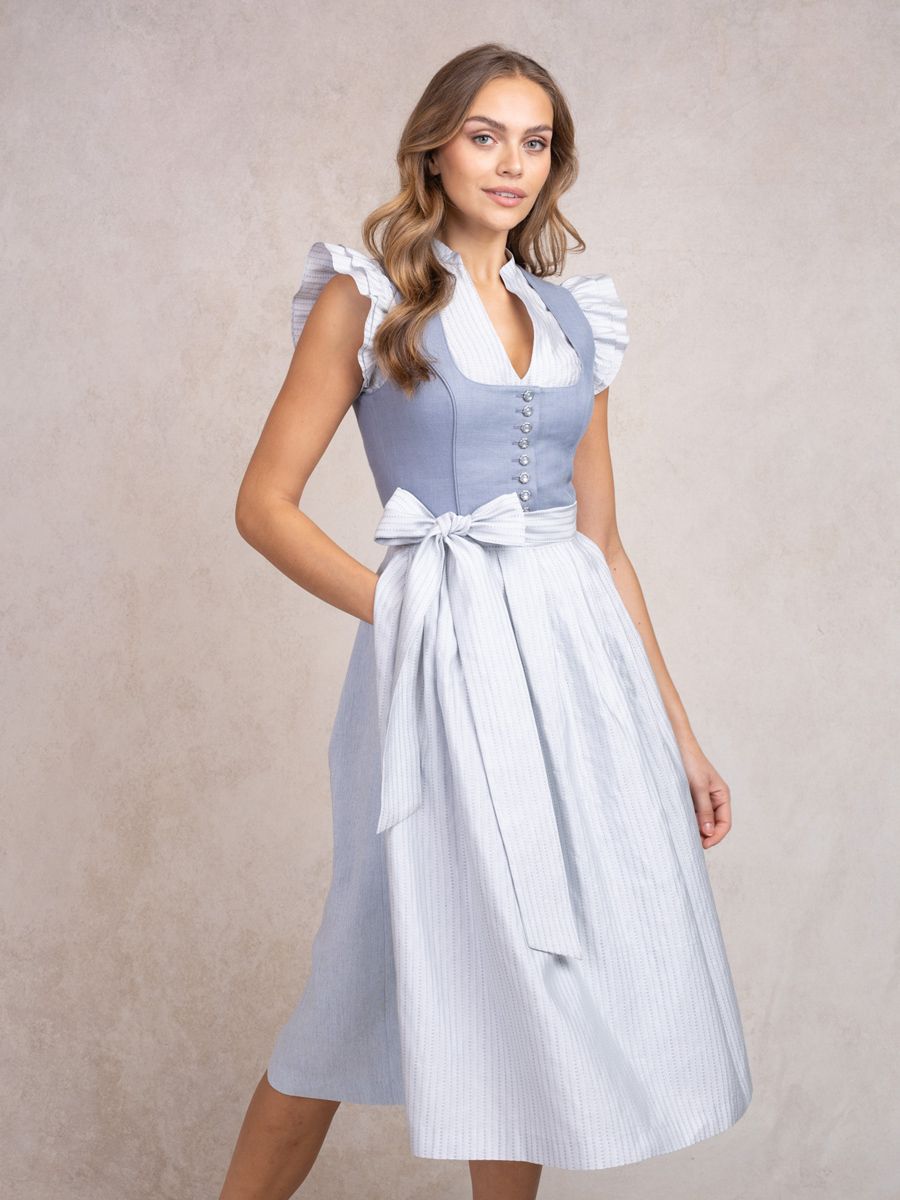 heimatgl-ck-dirndl-hannelore-leinen-hellblau image 2