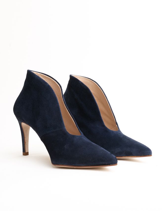 heimatgl-ck-pumps-julie-dunkelblau-samtziegenleder image 1