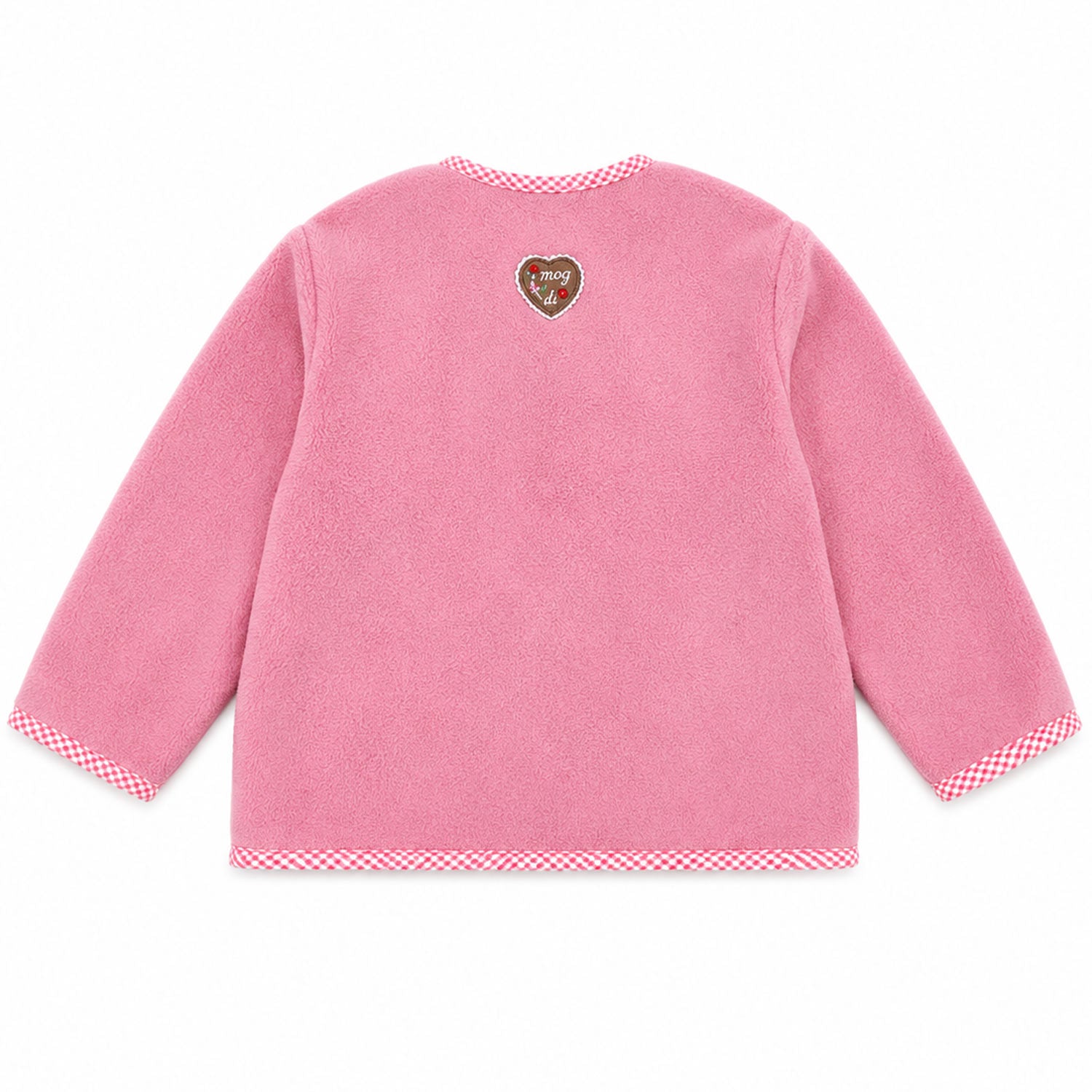 bondi-baby-m-dchen-fleecejacke-freches-madl-86851-old-rose image 2