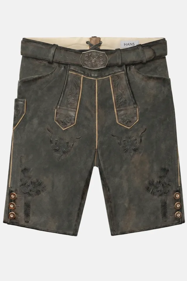 felicitas-herren-lederhose-ostsee-kurz-echtleder image 1