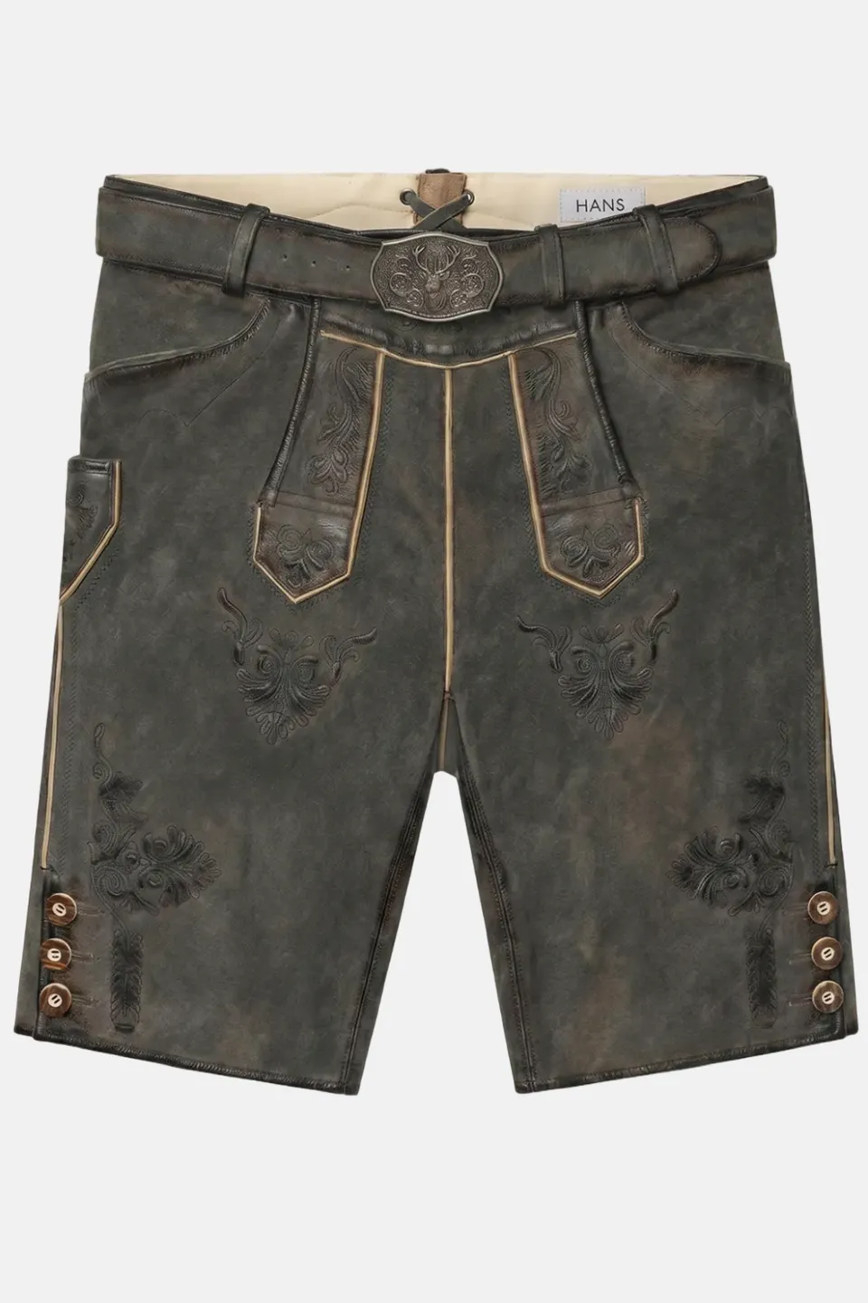 felicitas-herren-lederhose-ostsee-kurz-echtleder image 1