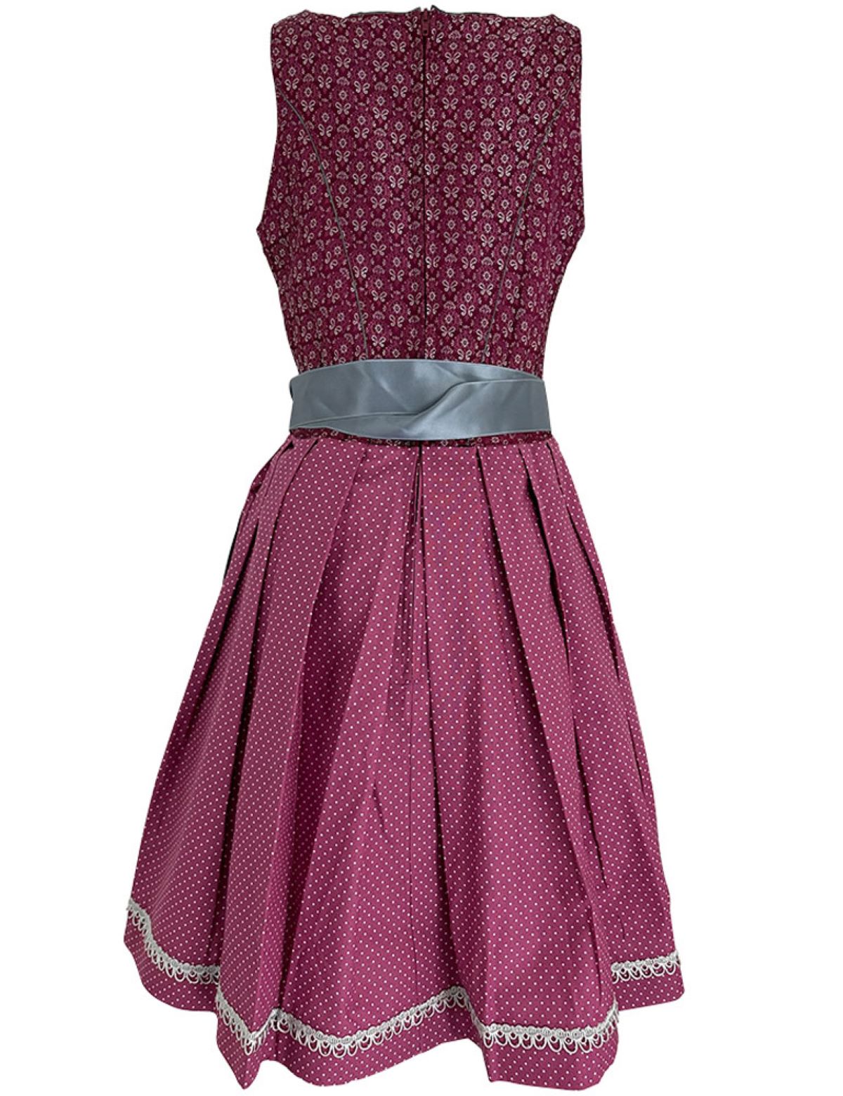 isar-trachten-jugend-dirndl-karina-44732-bordeaux-silbergrau image 3