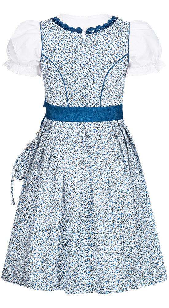 n-bler-kinderdirndl-doris-3-tlg-blau-blumenmuster-mit-bluse-sch-rze-r-schen image 2