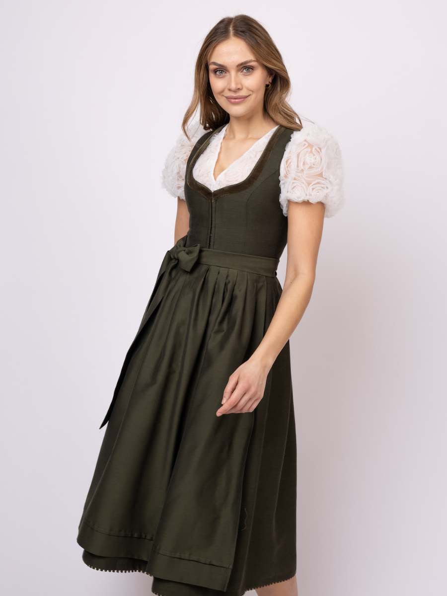 heimatgl-ck-dirndl-josephine-oliv-leinendirndl-damen image 4