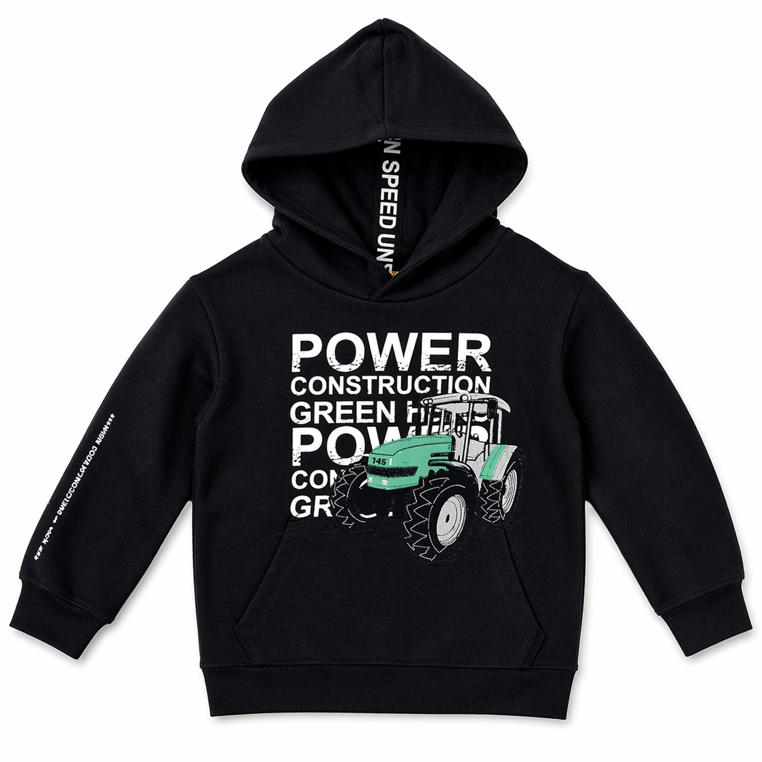 trachtenland-bondi-jungen-hoodie-power-33168-schwarz image 1