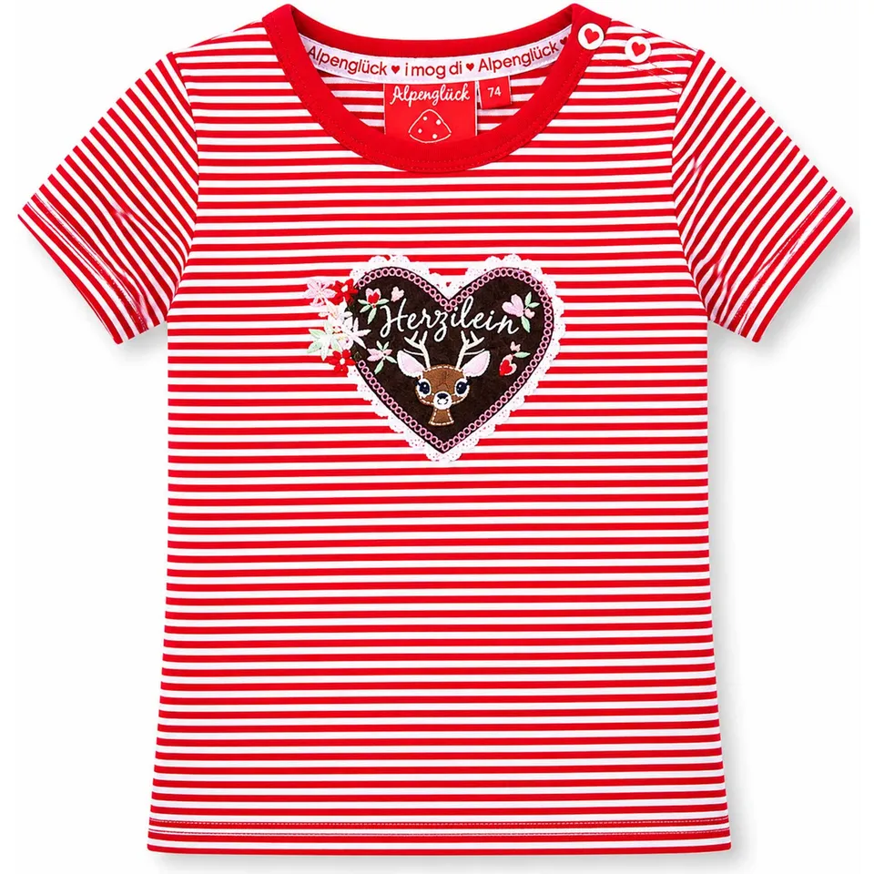trachtenland-bondi-m-dchen-t-shirt-herzilein-86981-rot-wei-geringelt image 1