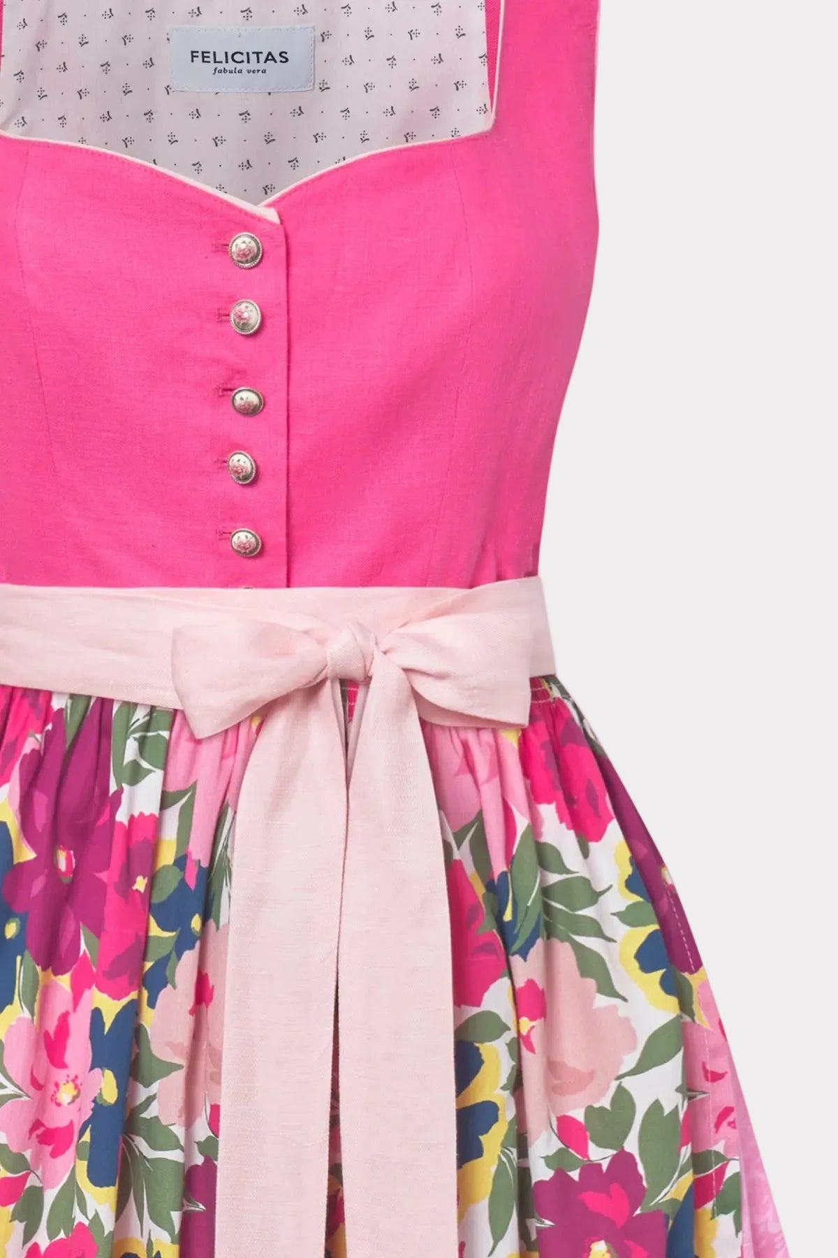 felicitas-dirndl-d-rte-damen-blumenrock-zartrosa-mieder image 5