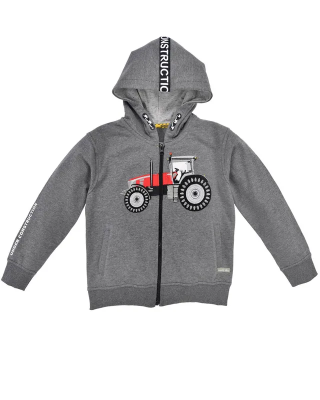 trachtenland-bondi-kinder-kapuzenjacke-traktor-33184-hoodie-anthrazit image 1