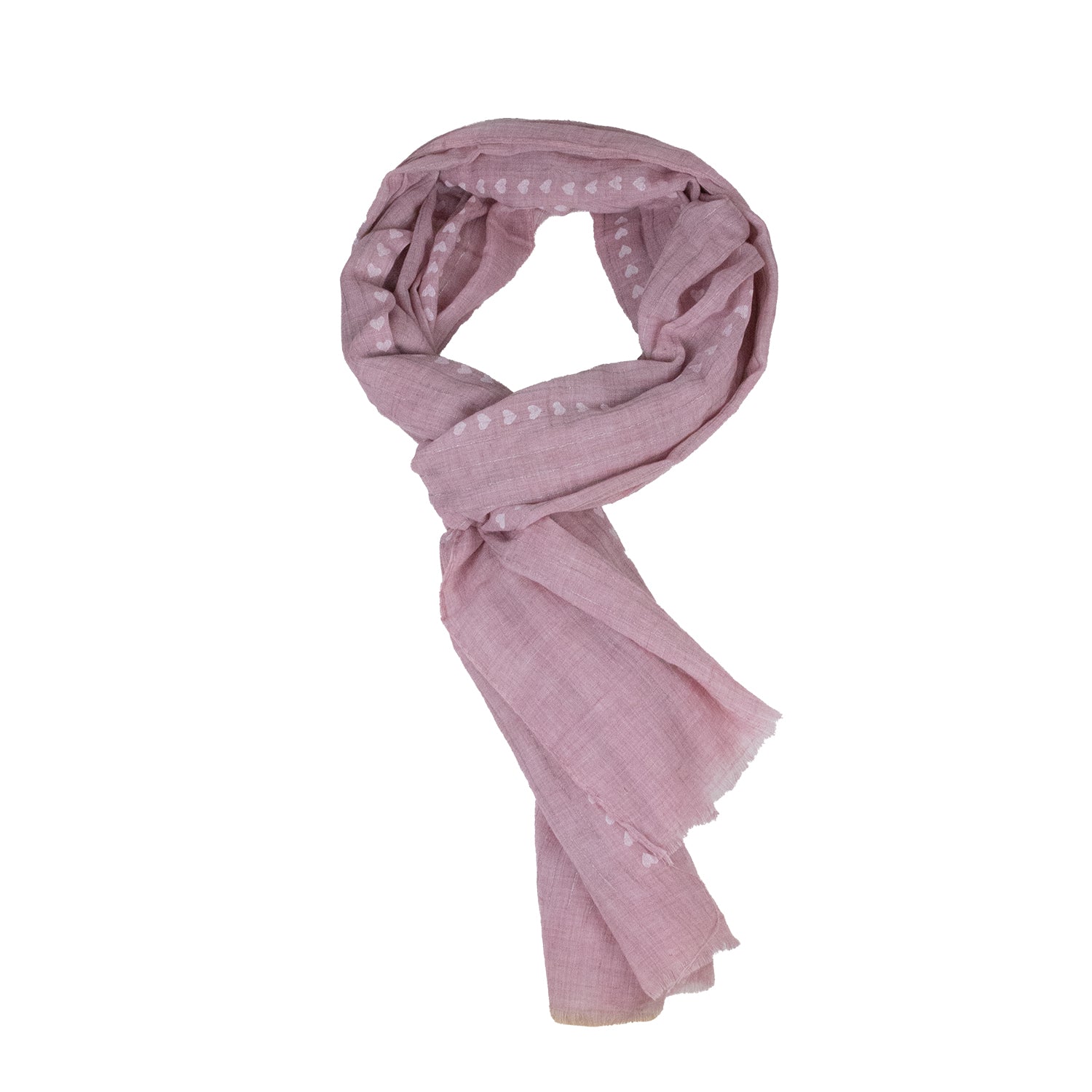 trachtenland-halstuch-schal-unifarben-herzen-glitzer-185x70-cm-rosa image 5