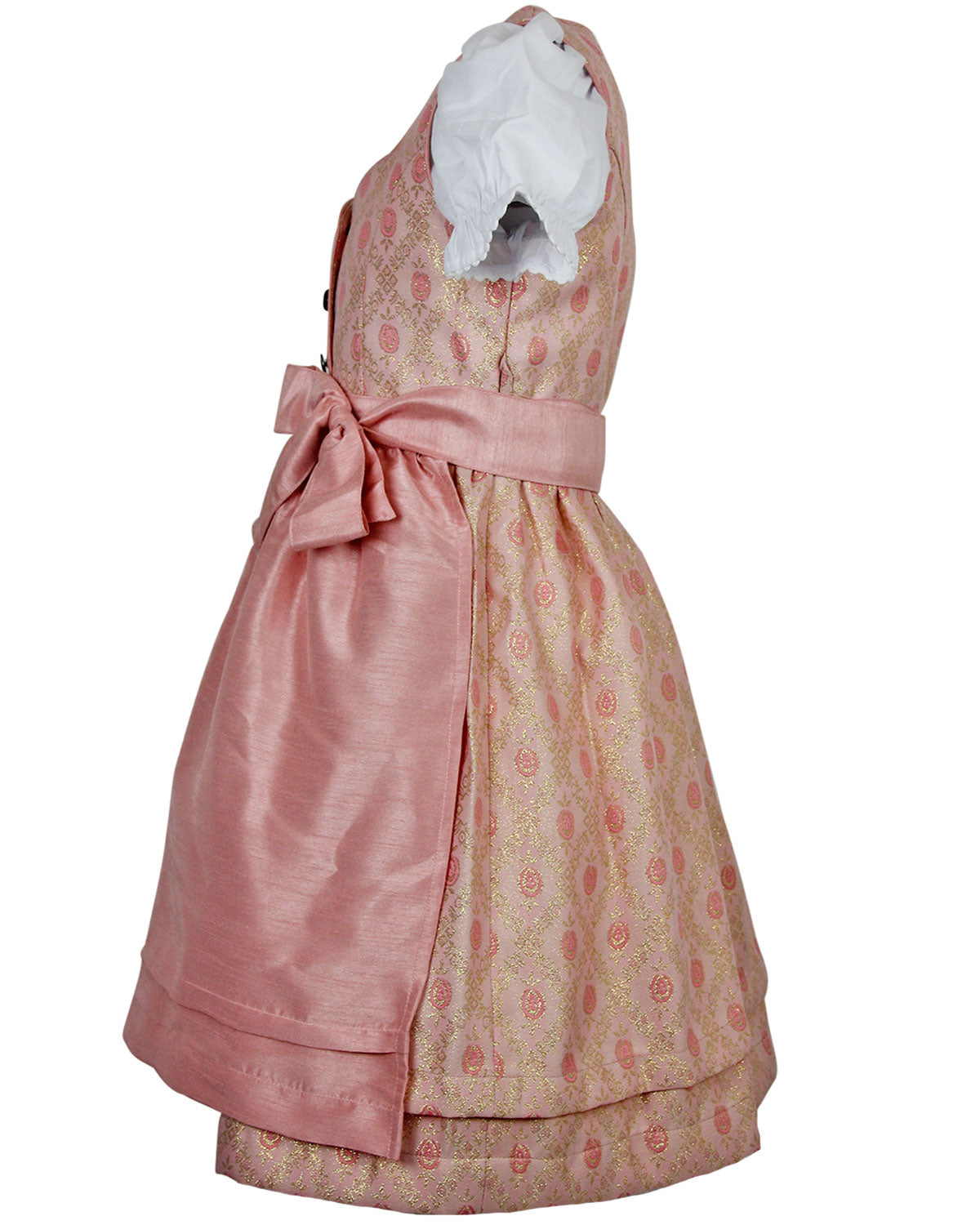 maddox-kinder-dirndl-gabriella-3-tlg-mit-bluse-und-sch-rze-rosa-glitzer image 2