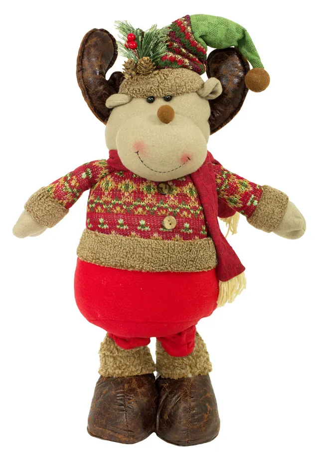 trachtenland-rentier-dekofigur-stehfigur-mit-ausziehbaren-beinen-80-x-34-cm image 1