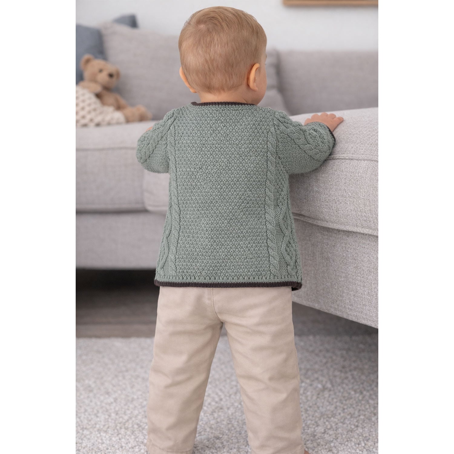 bondi-baby-jungen-strickjacke-91785-kiwi image 3