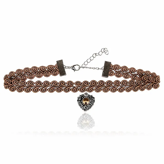 trachtenland-luisia-halsband-kropfband-editha-braun image 1