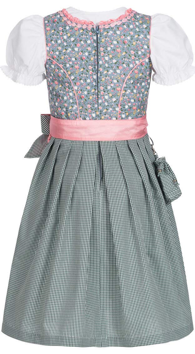 n-bler-nicky-m-dchen-dirndl-3-teiliges-set-blau-rosa image 2