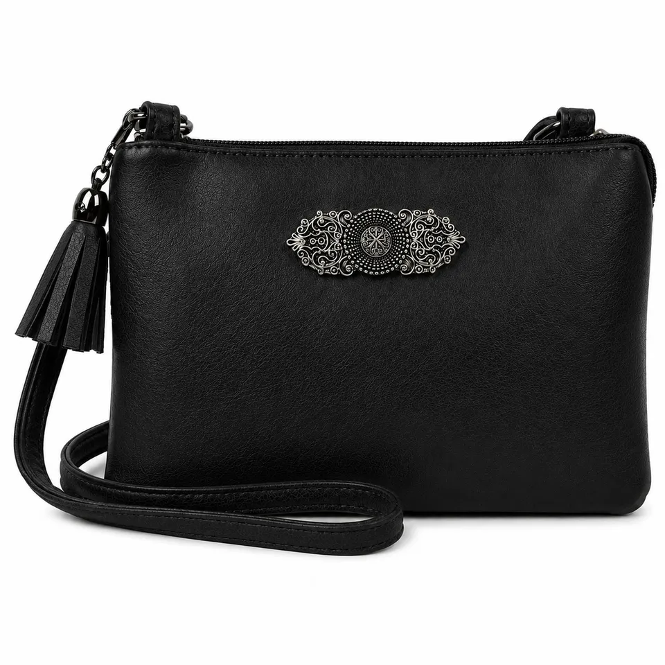 trachtenland-trachten-handtasche-sofia-dirndl-umh-ngetasche-schwarz image 1