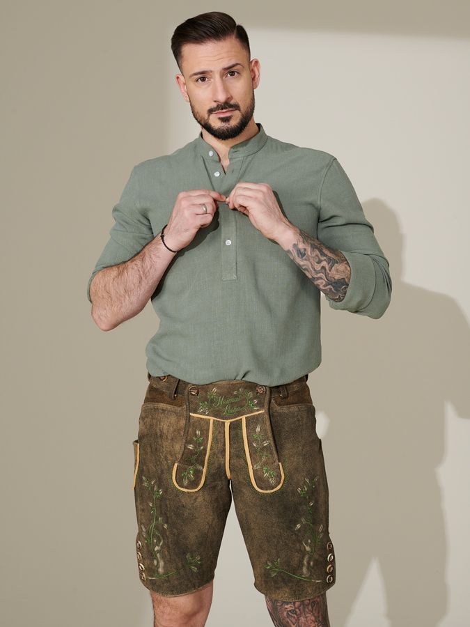 heimatgl-ck-lederhose-bavaria-hirsch-herren-hirschleder image 3